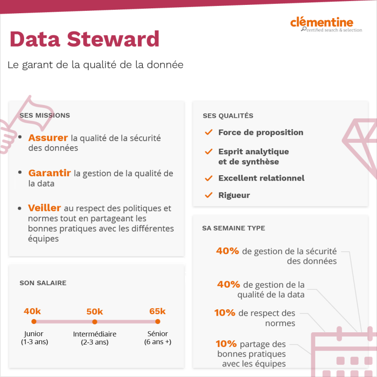 Data Steward - Ses missions, son salaire, son profil