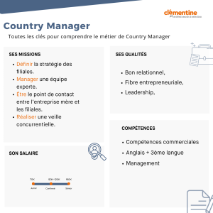 Fiche métier : Country Manager